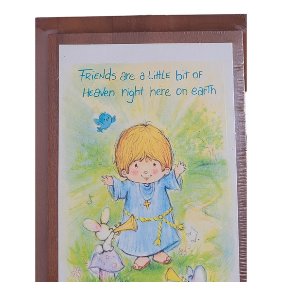 Vintage American Greetings Happy Holies Friends‎ are a Little Bit Wall Decor - Picture 5 of 7